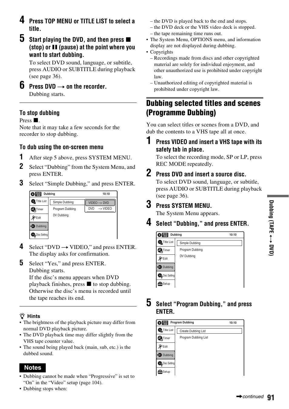 Sony 3-213-480-12(1) User Manual | Page 91 / 132