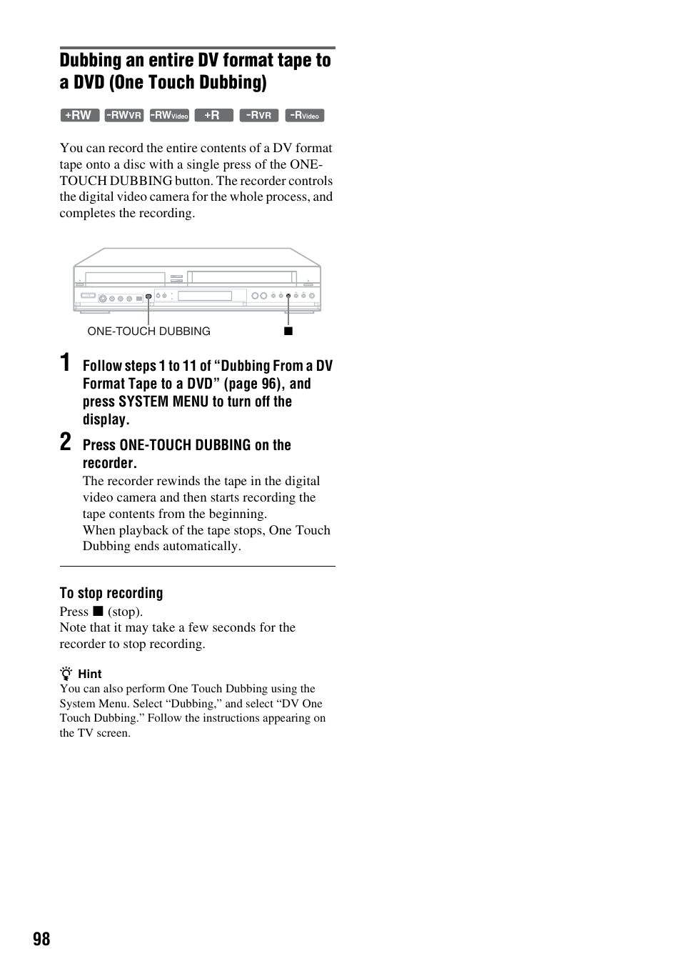 Sony 3-213-480-12(1) User Manual | Page 98 / 132