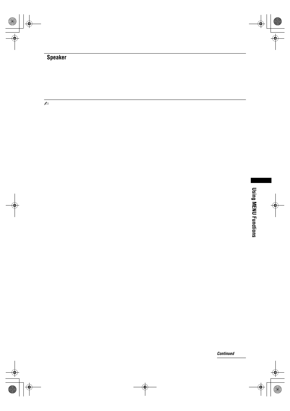 Speaker | Sony BRAVIA KDL-32D28xx User Manual | Page 23 / 194