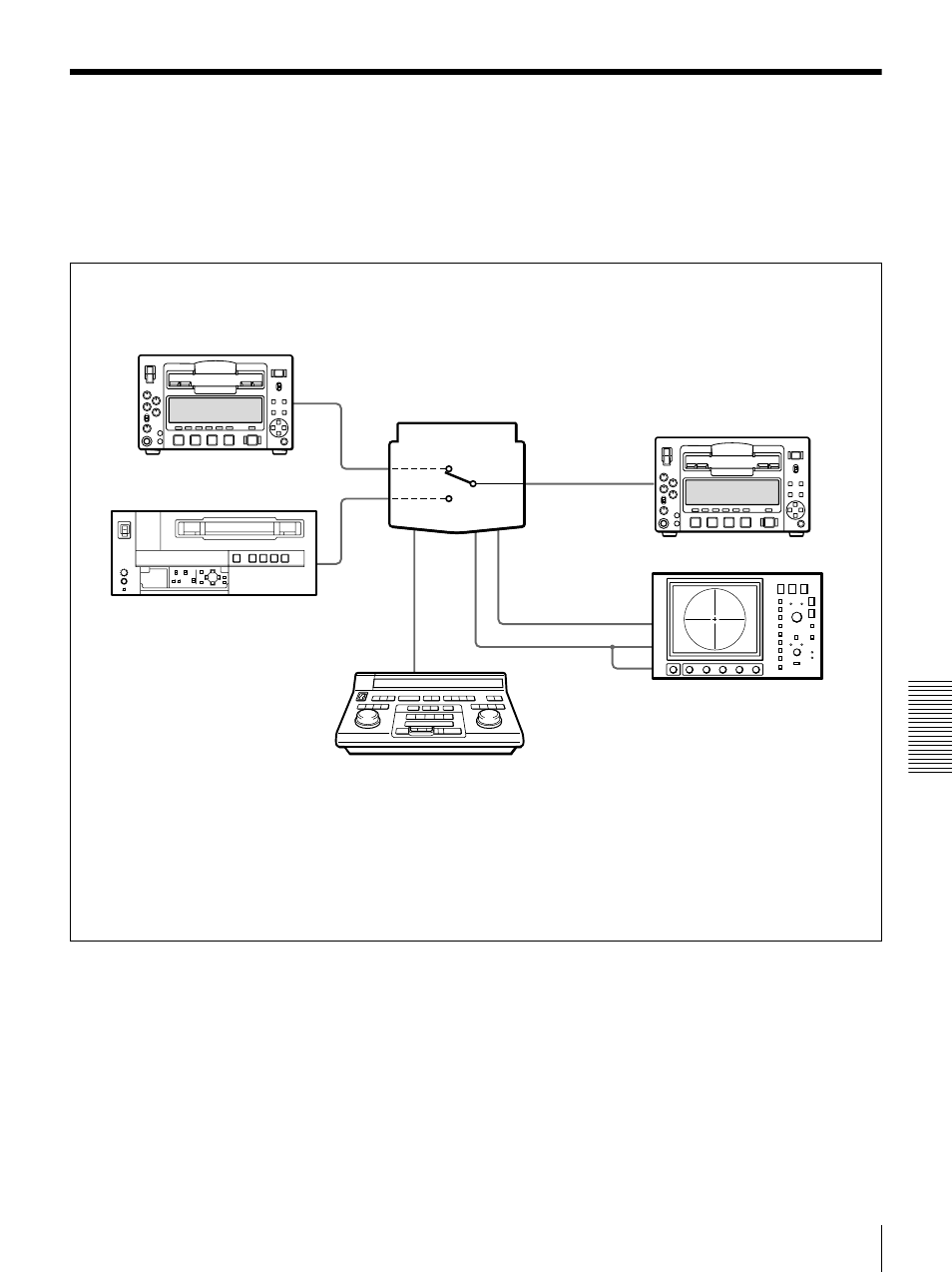 Adjusting the sync and subcarrier phases | Sony DSR-1500A User Manual | Page 101 / 128