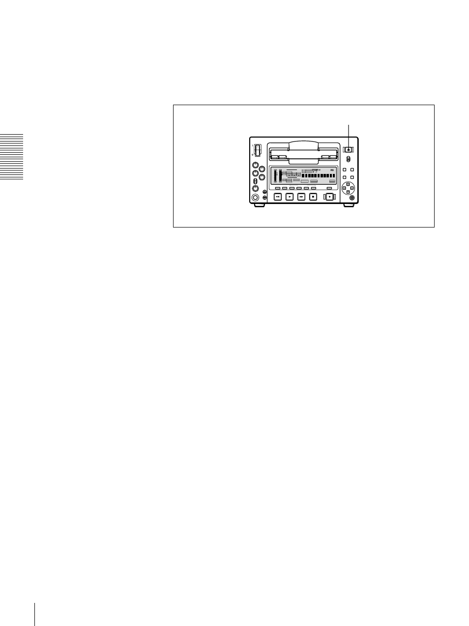 No double insertion of cassettes, Ejecting a cassette, Press the eject button | Eject button | Sony DSR-1500A User Manual | Page 32 / 128