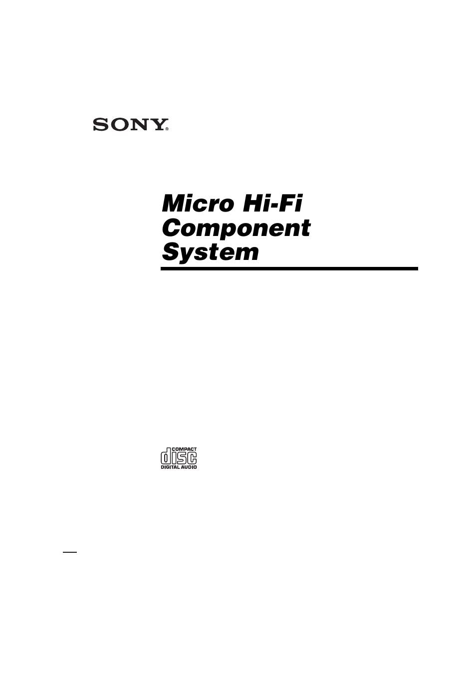 Sony CMT-GPX7 User Manual | 36 pages