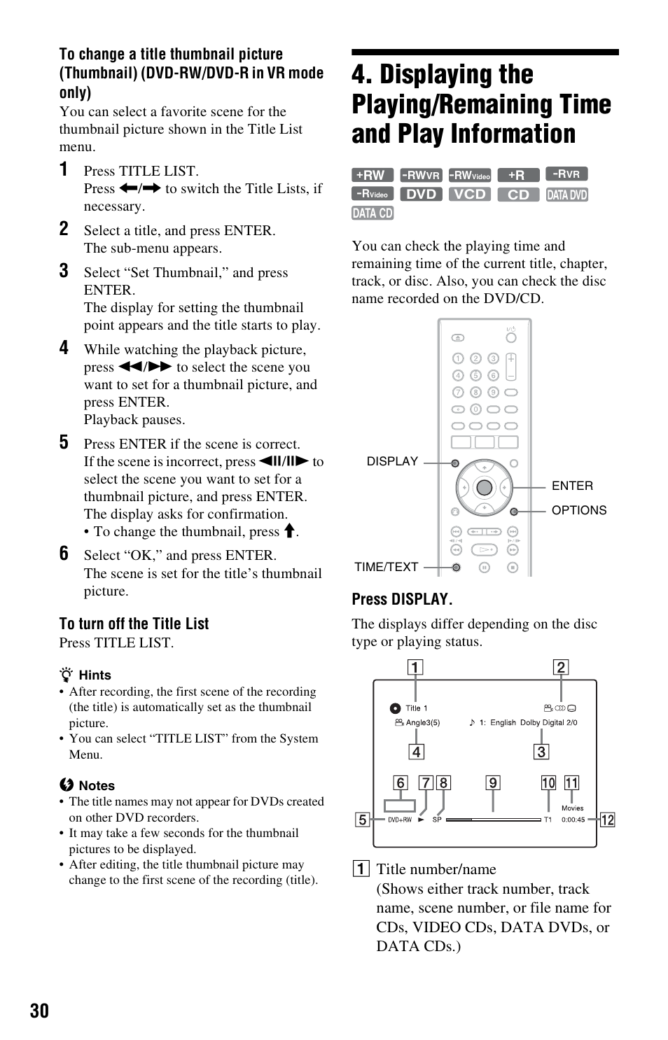 Sony RDR-GX33 User Manual | Page 30 / 100