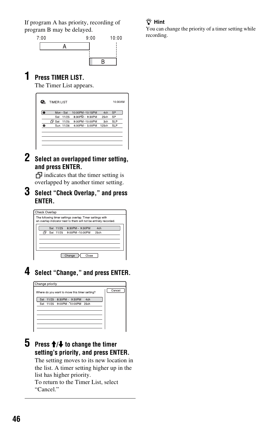 Sony RDR-GX33 User Manual | Page 46 / 100