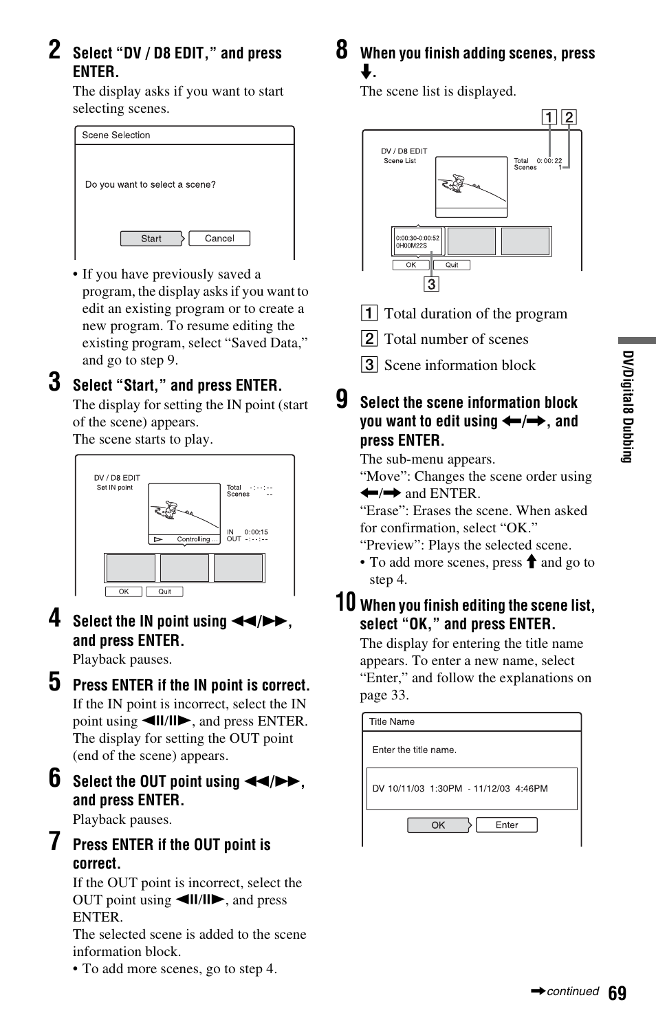 Sony RDR-GX33 User Manual | Page 69 / 100