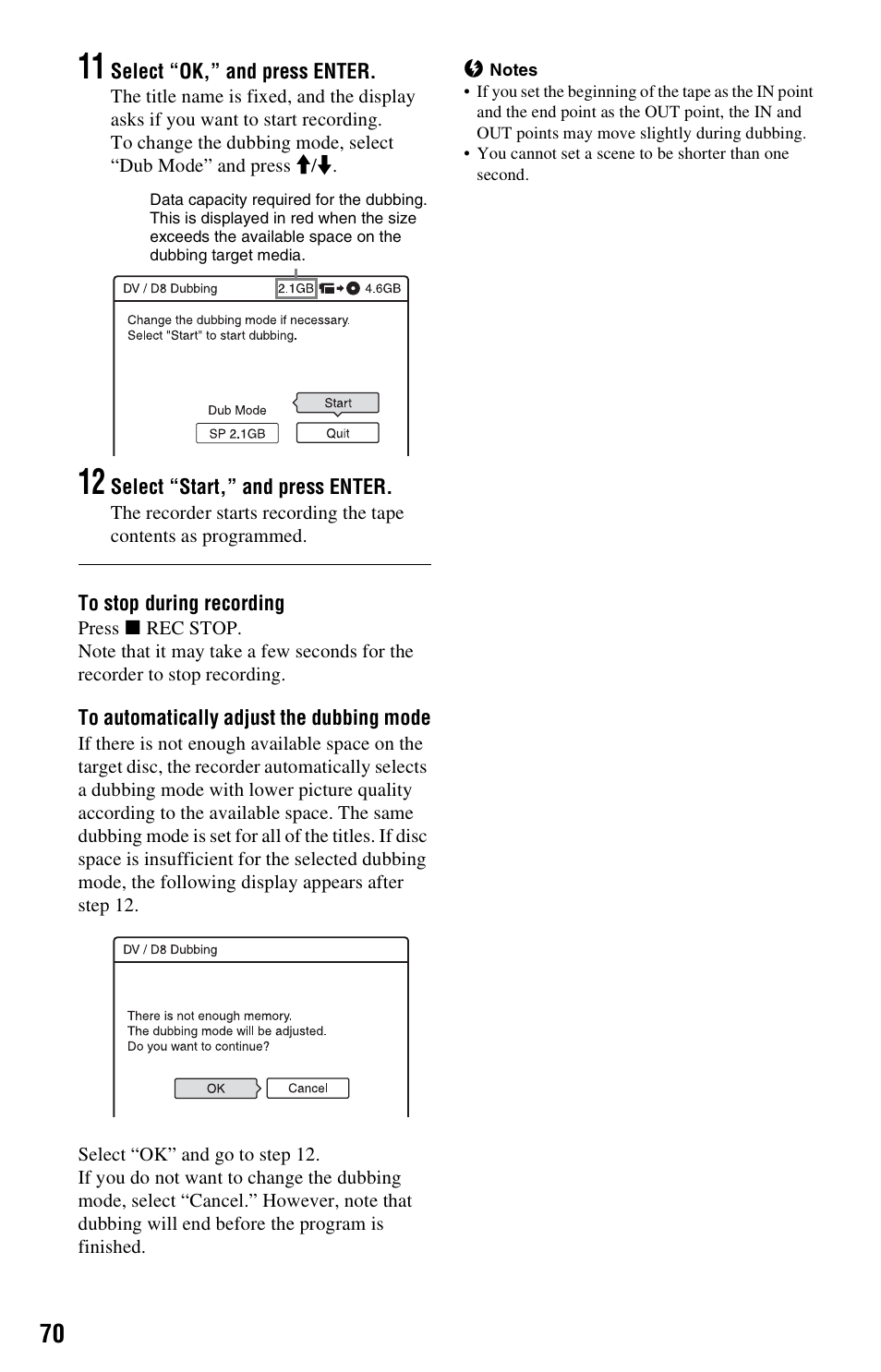 Sony RDR-GX33 User Manual | Page 70 / 100