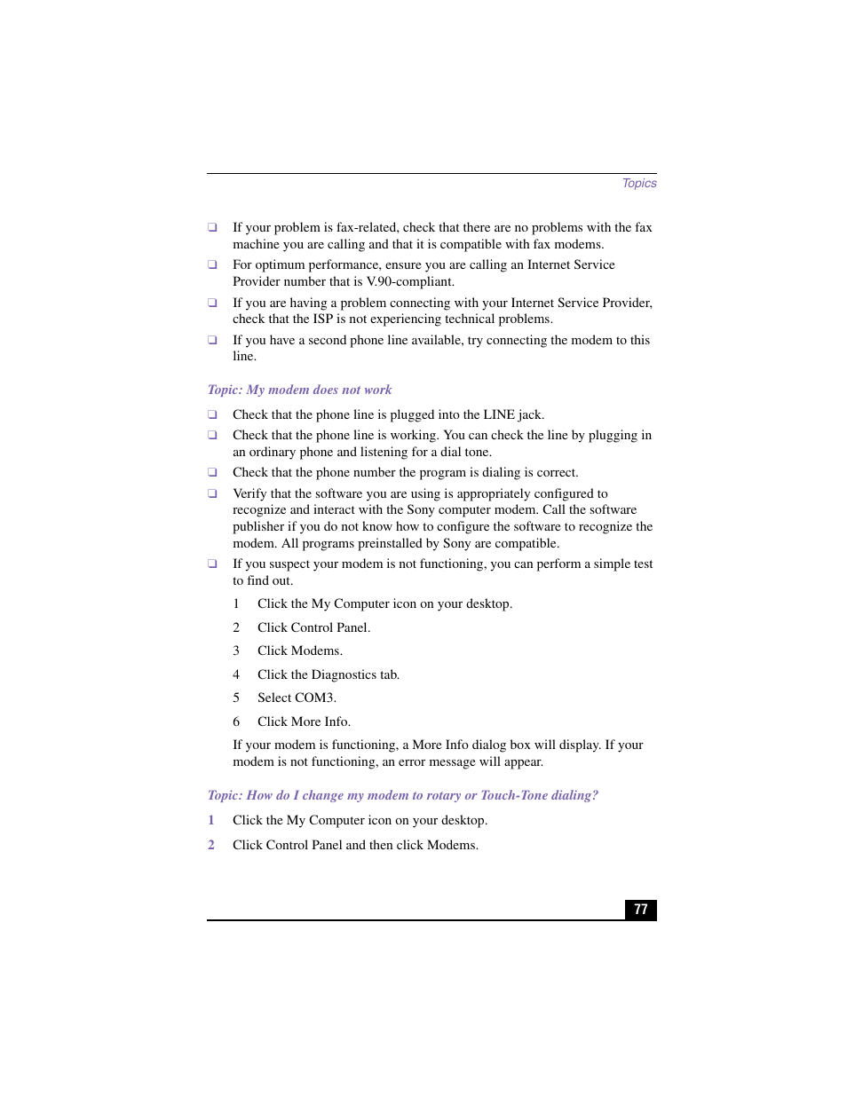 Sony PCV-RX360DS User Manual | Page 77 / 100