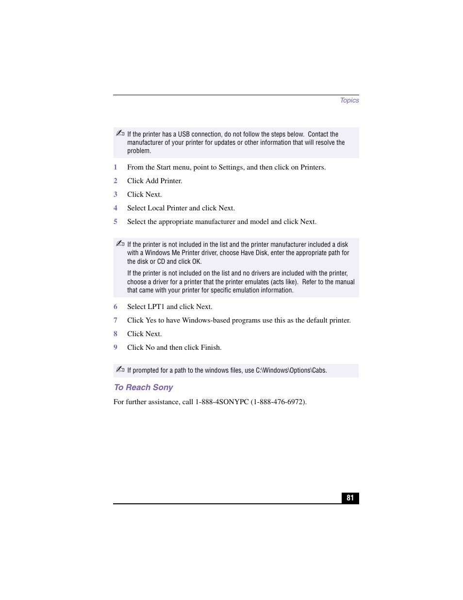 Sony PCV-RX360DS User Manual | Page 81 / 100