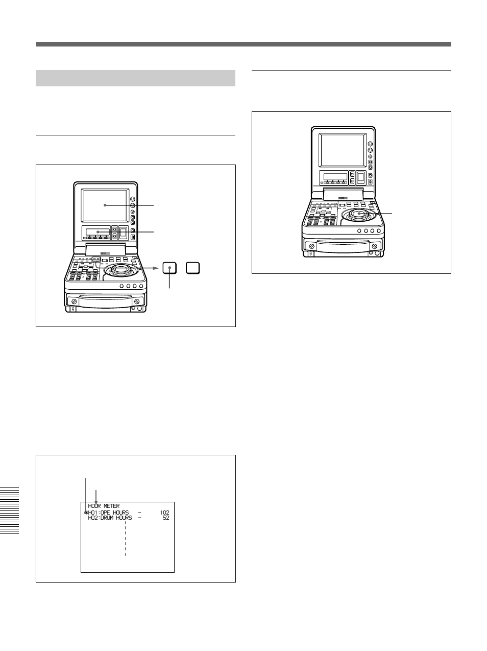 Basic menu operations, Basic menu basic menu operations, Displaying the menus | Changing the currently displayed menu item | Sony DSR-70 User Manual | Page 104 / 144