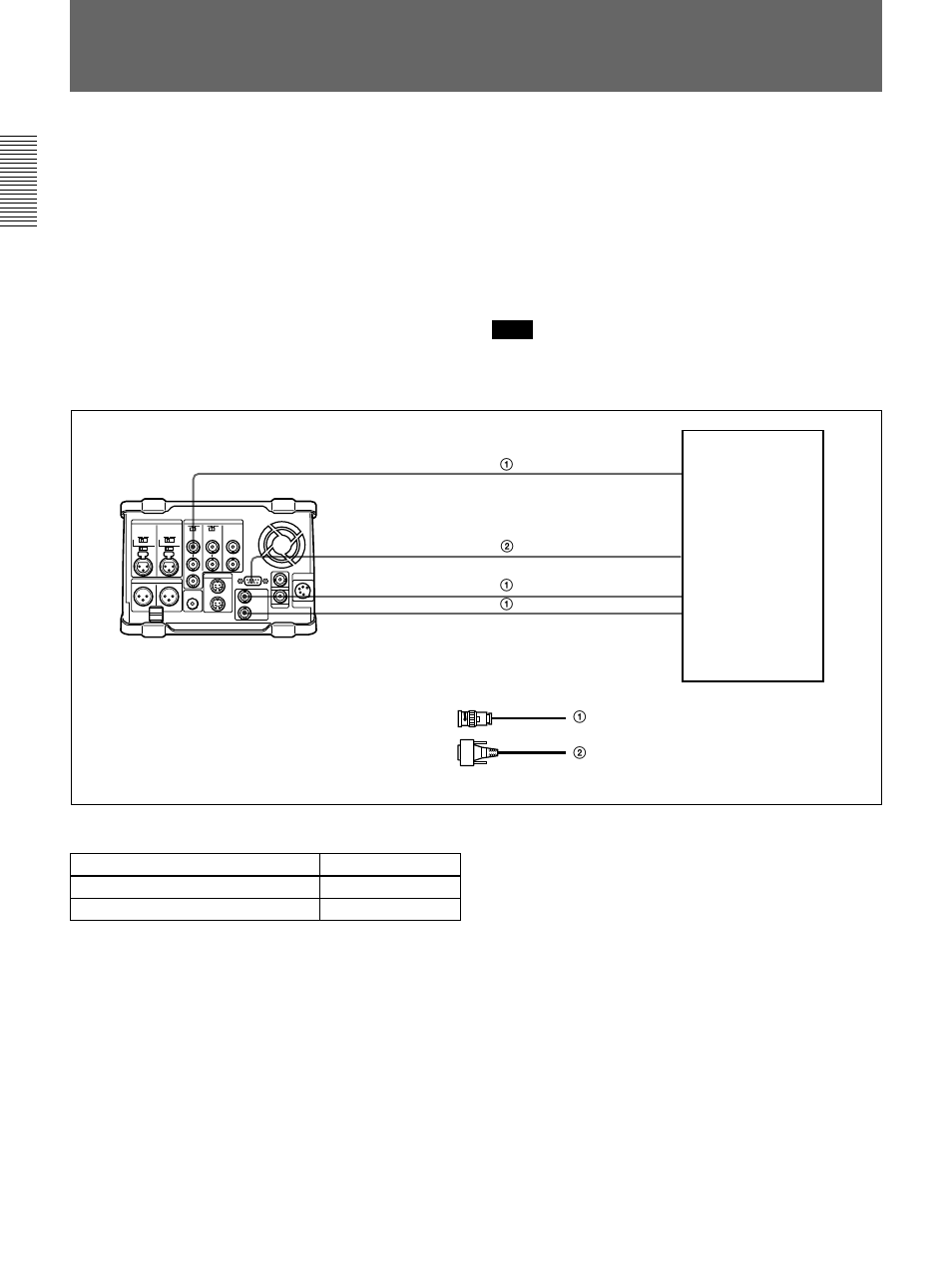 Optional dsbk-150 required) | Sony DSR-70 User Manual | Page 114 / 144