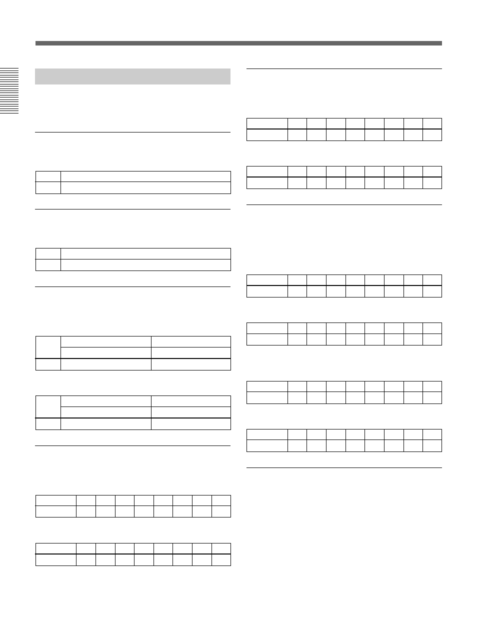 Settings on editing control units, For rm-450 (ntsc), For rm-450ce (pal) | For bve-800, For pve-500 | Sony DSR-70 User Manual | Page 116 / 144