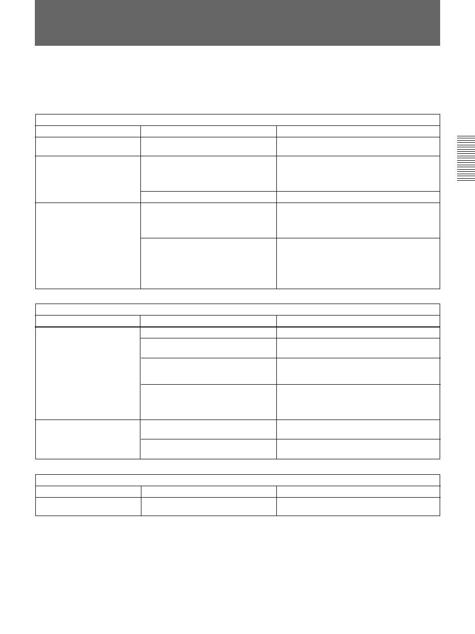 Troubleshooting | Sony DSR-70 User Manual | Page 129 / 144