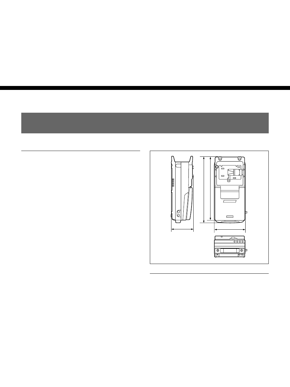 Appendixes, Specifications, General | Tape transport control system | Sony DSR-70 User Manual | Page 135 / 144