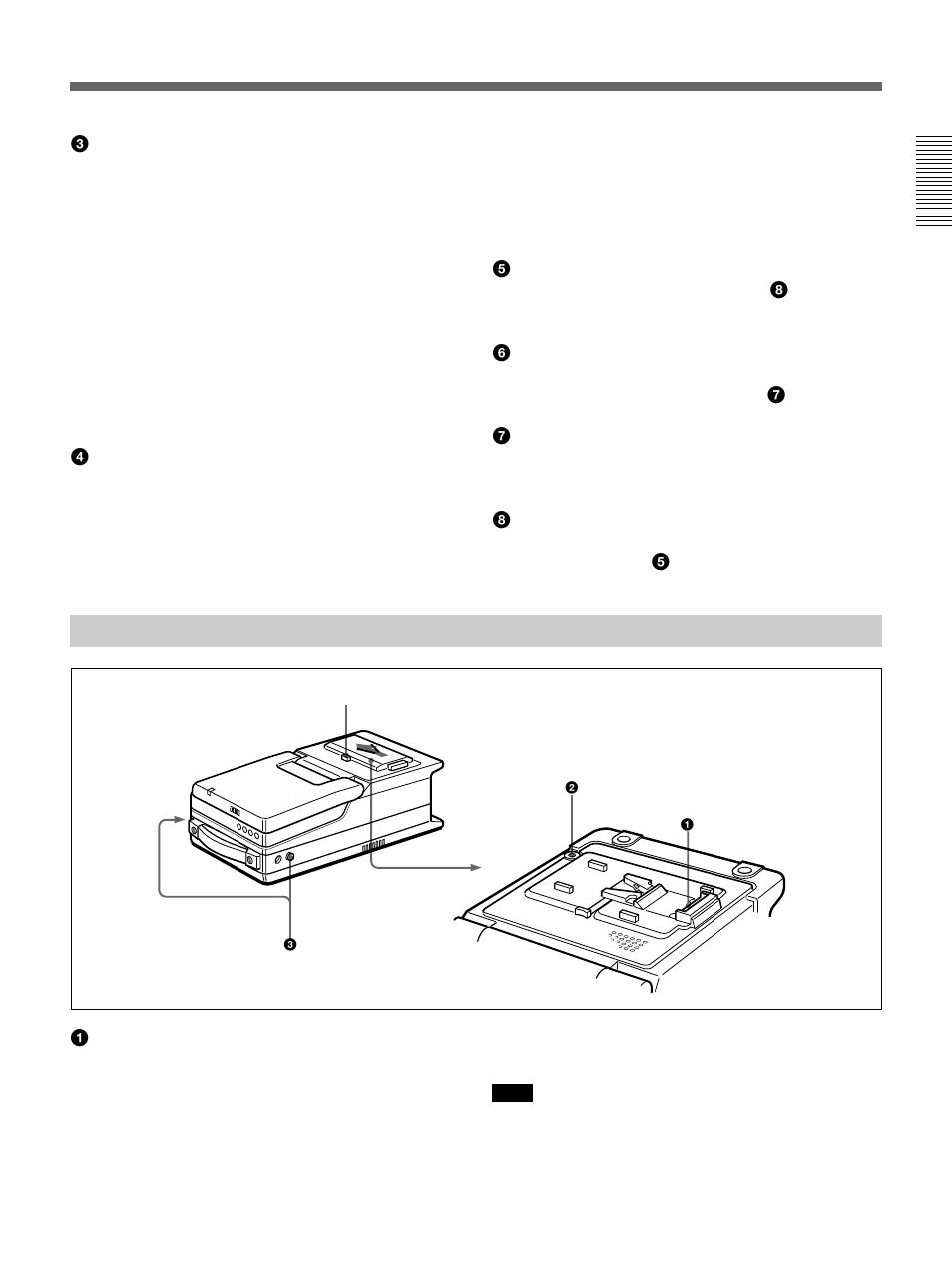 Top panel | Sony DSR-70 User Manual | Page 23 / 144