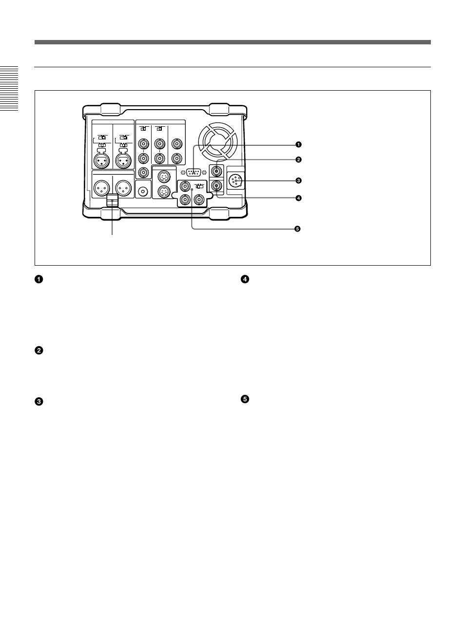 Location and function of parts | Sony DSR-70 User Manual | Page 26 / 144