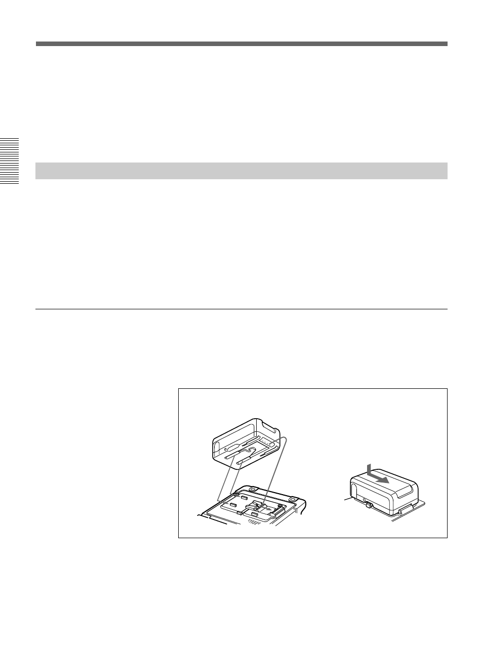 Using the bp-l60(a)/l90(a) battery pack, Power preparations | Sony DSR-70 User Manual | Page 30 / 144