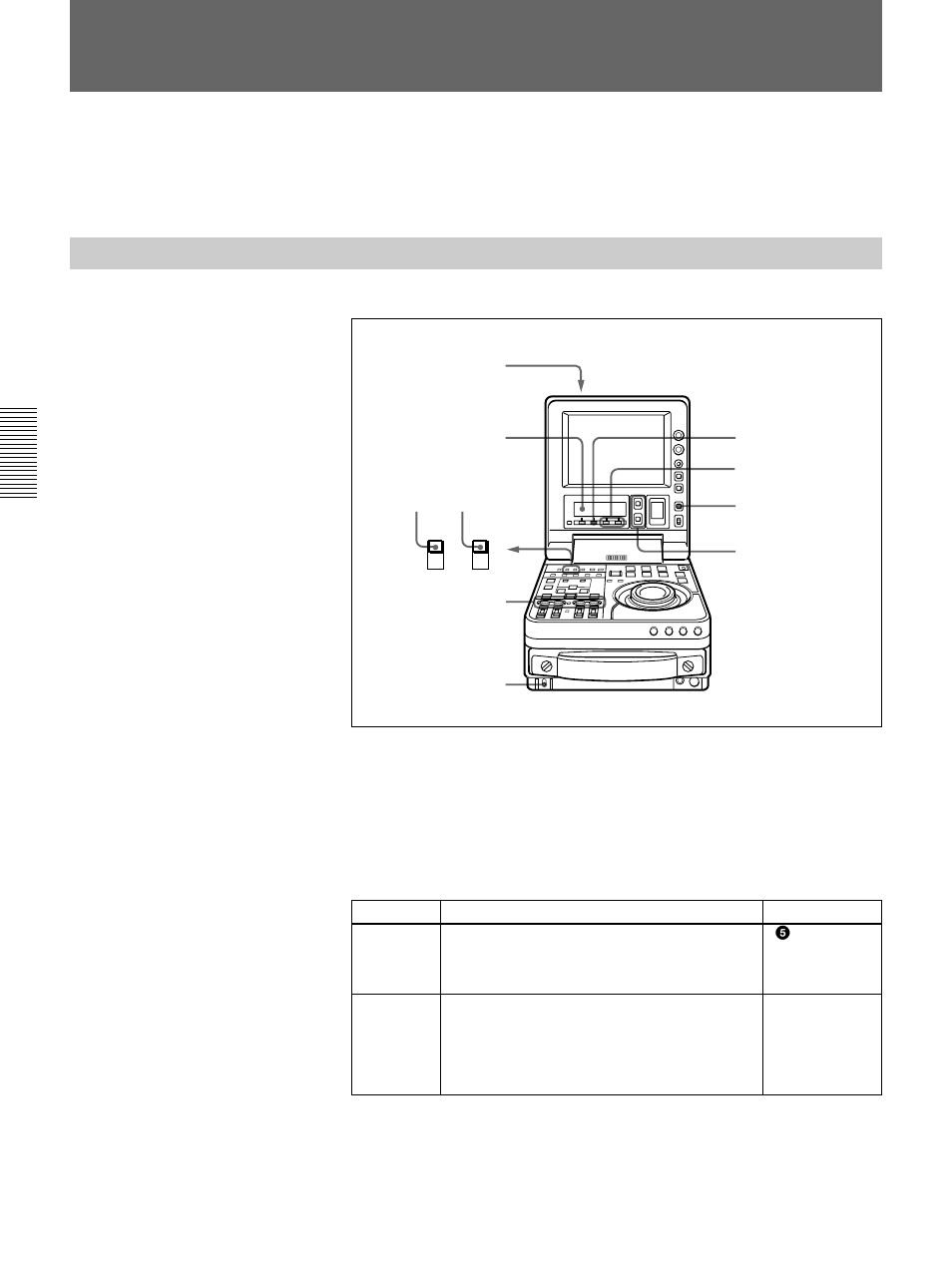 Settings for editing, Recorder settings | Sony DSR-70 User Manual | Page 38 / 144