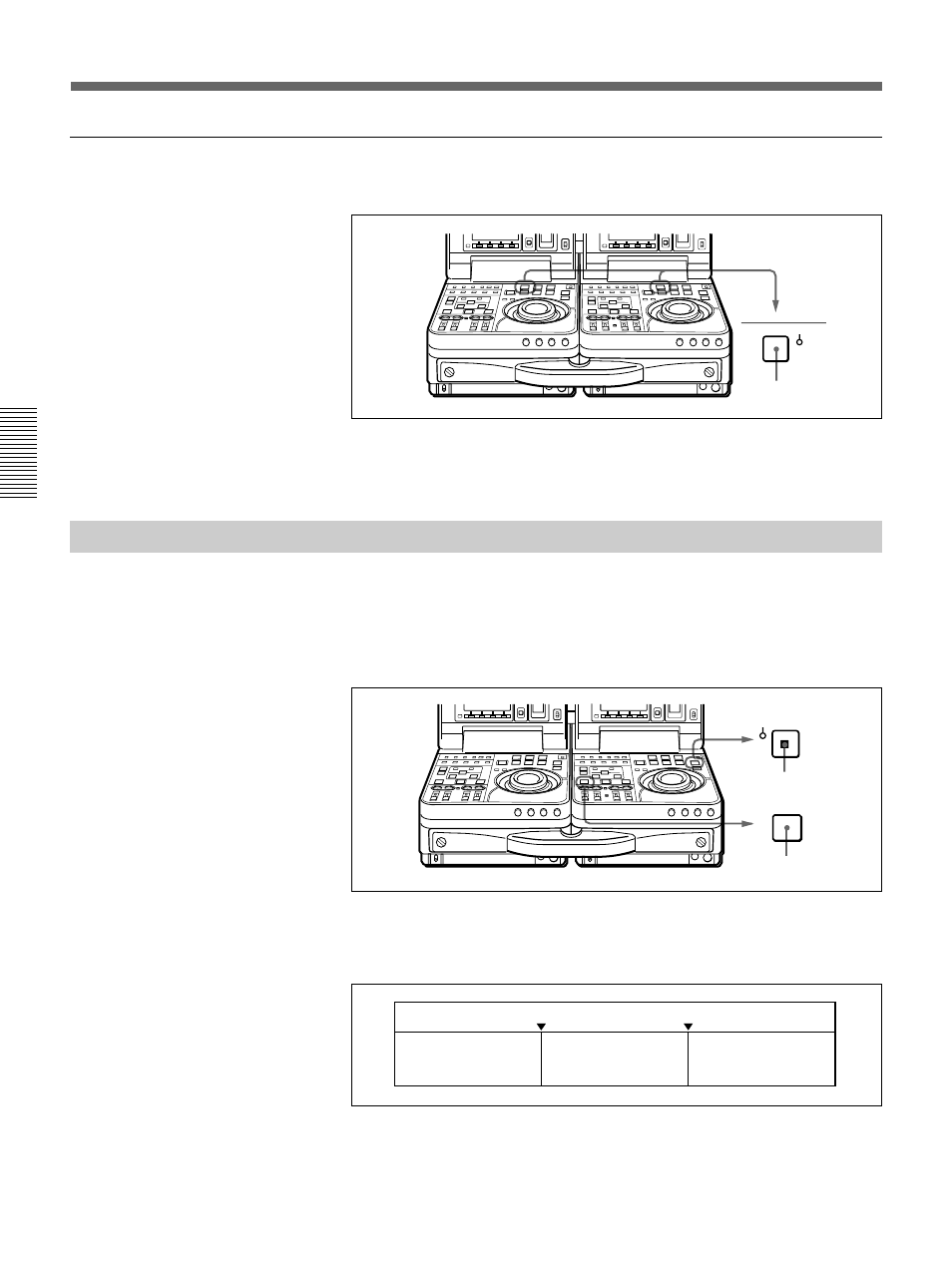 Previewing edit results, Selecting an edit mode, Setting edit points | Sony DSR-70 User Manual | Page 54 / 144