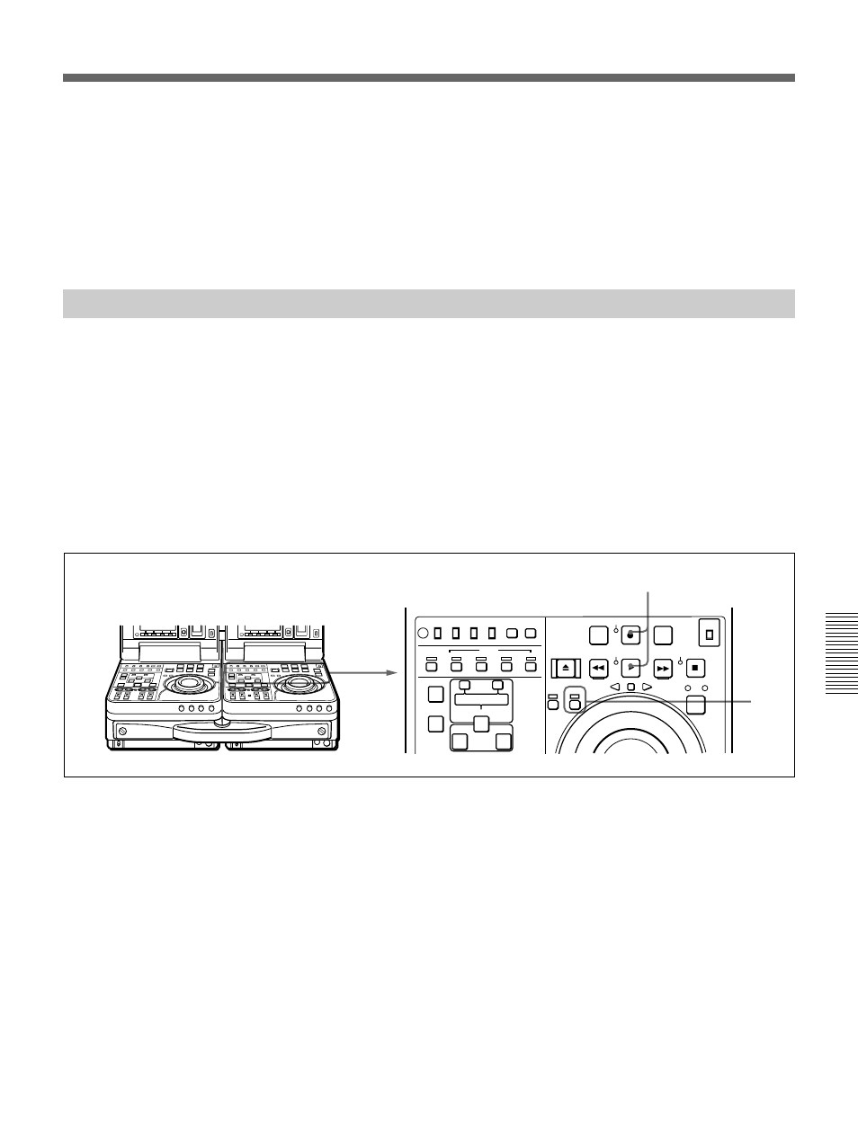 Parallel recording using two units, Perform the following procedure | Sony DSR-70 User Manual | Page 81 / 144