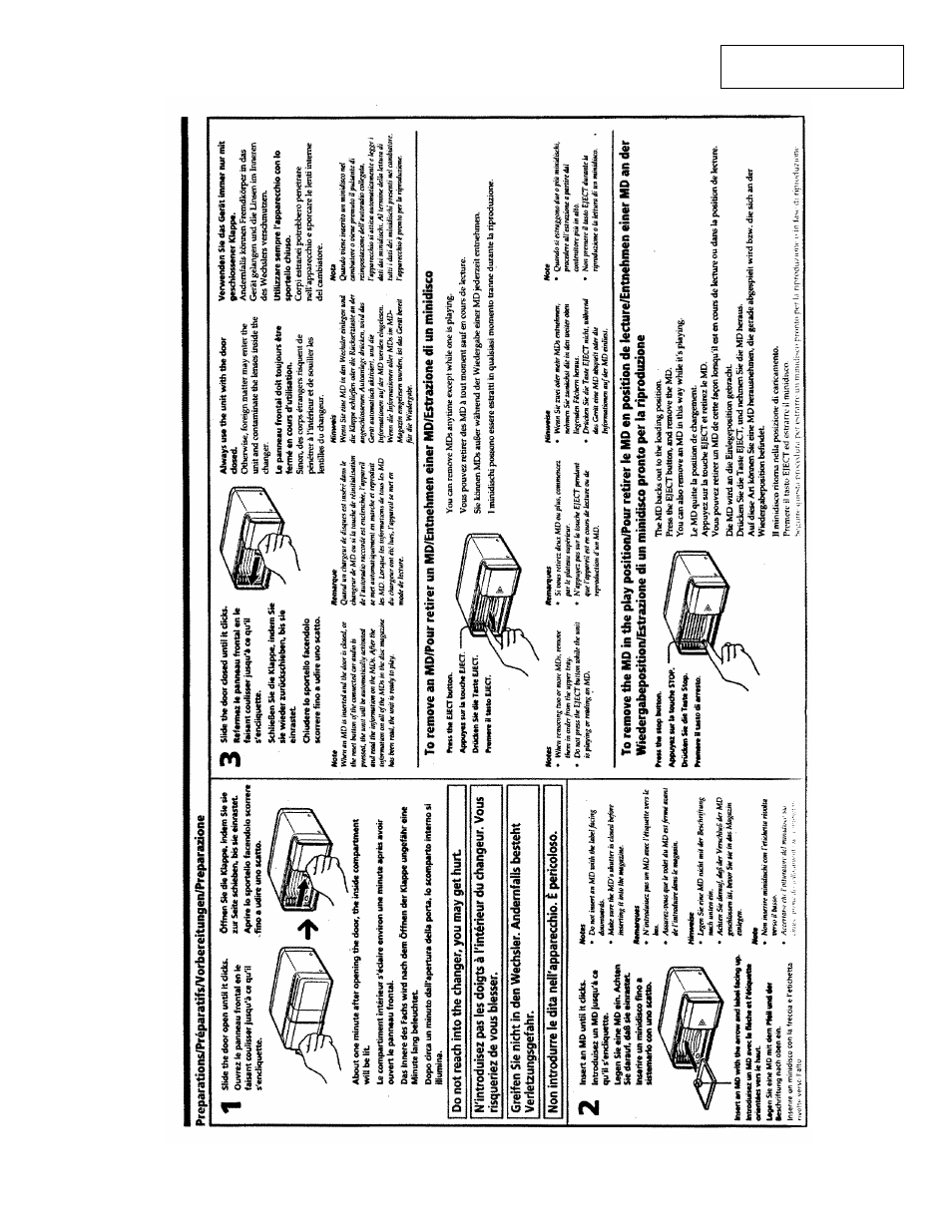 General | Sony MDX-61 User Manual | Page 3 / 38