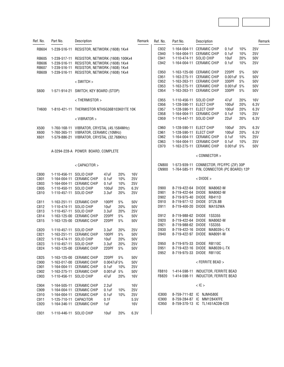 Power, Main power | Sony MDX-61 User Manual | Page 33 / 38