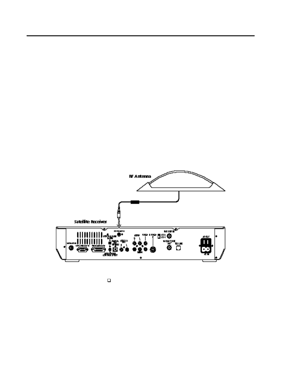 Setting up the rf antenna (sat-a2 only) | Sony SAT-B2 User Manual | Page 22 / 96