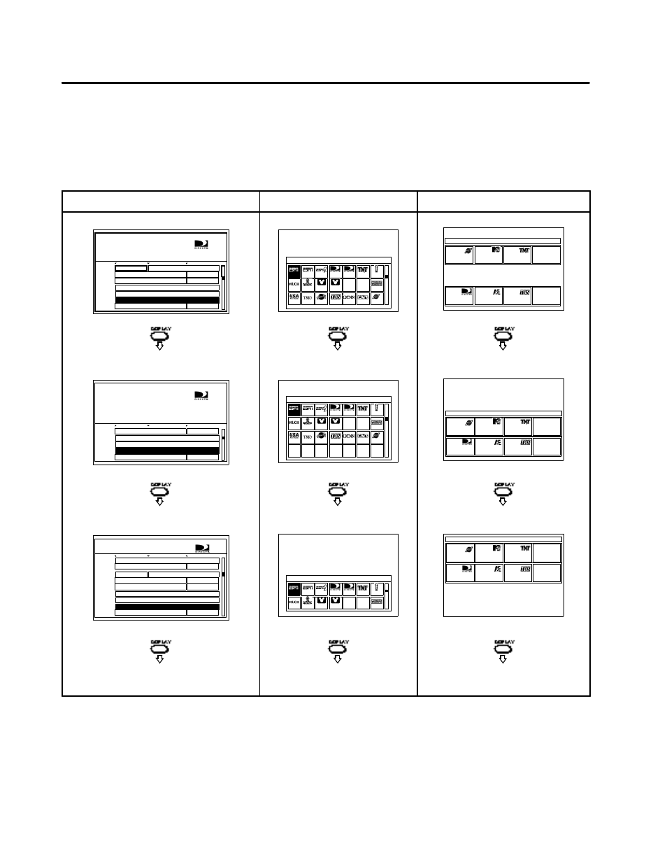 Using the display feature, Chapter 4: using the system features | Sony SAT-B2 User Manual | Page 44 / 96