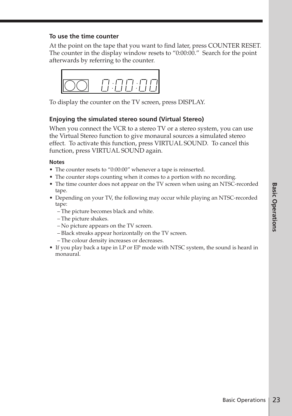 Sony SLV-E580EE User Manual | Page 23 / 56