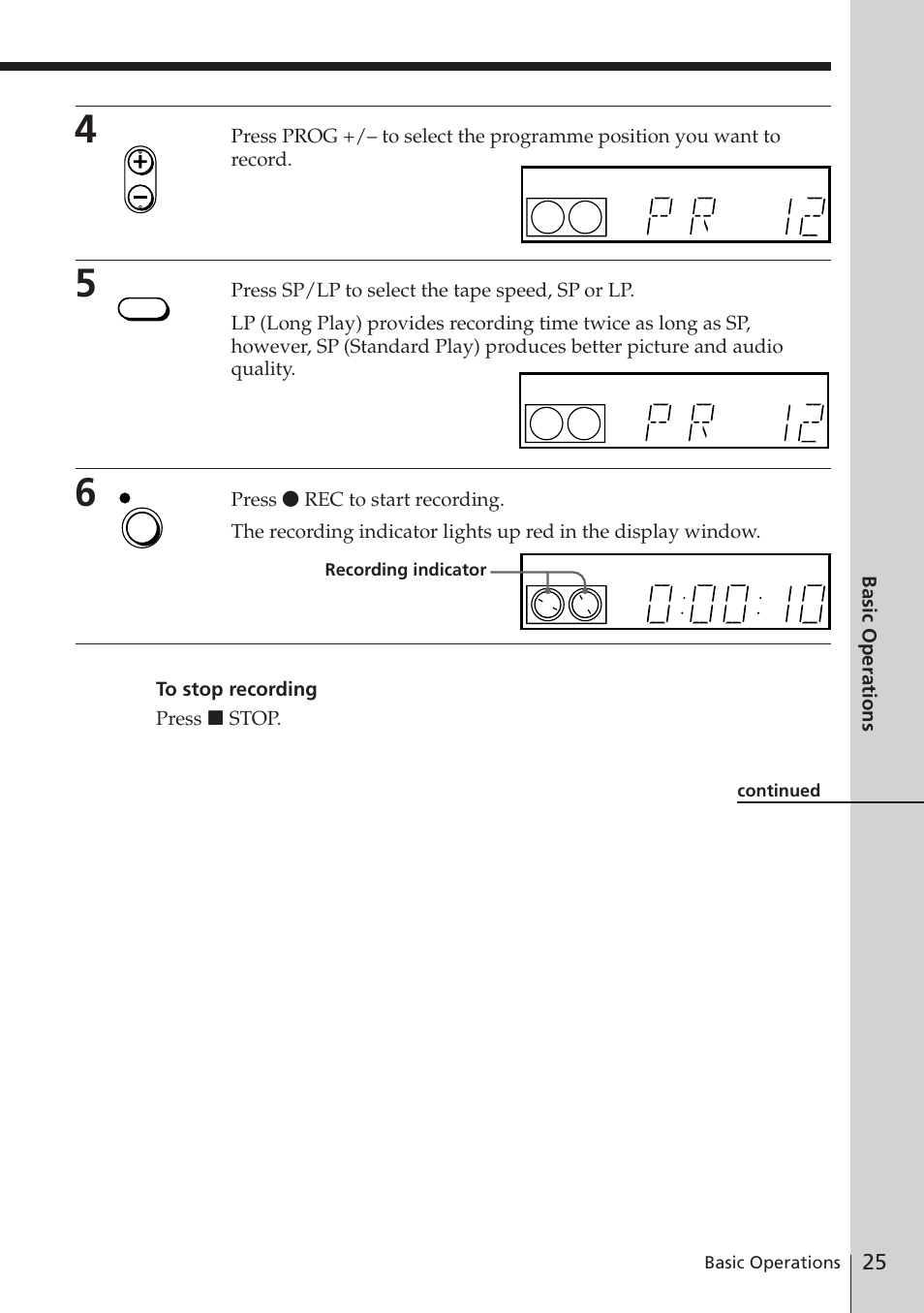 Sony SLV-E580EE User Manual | Page 25 / 56