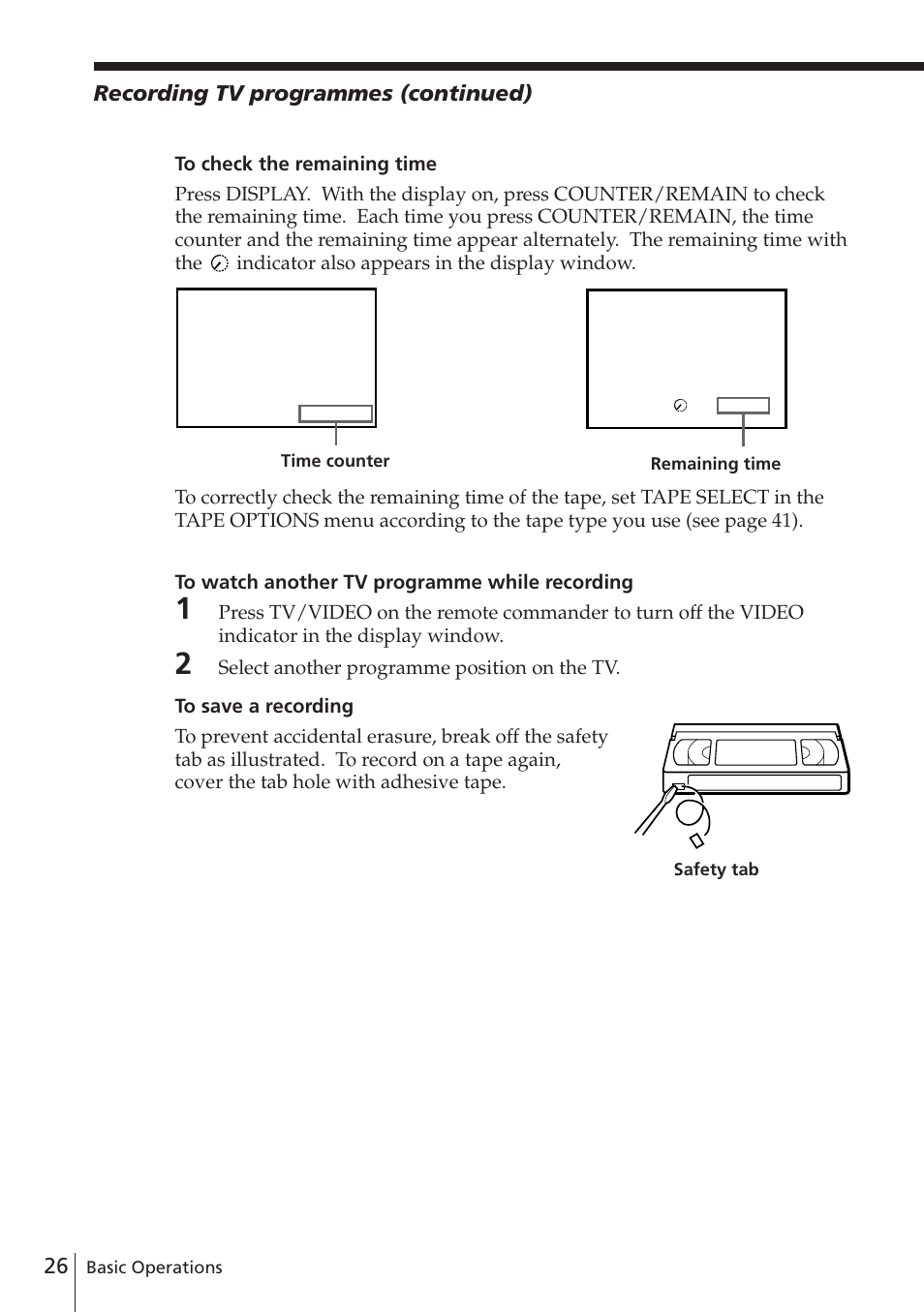 Sony SLV-E580EE User Manual | Page 26 / 56