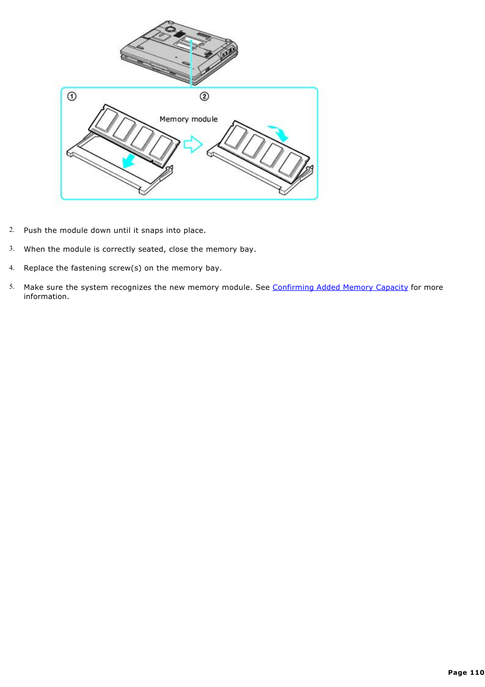 Sony VAIO computer User Manual | Page 110 / 190