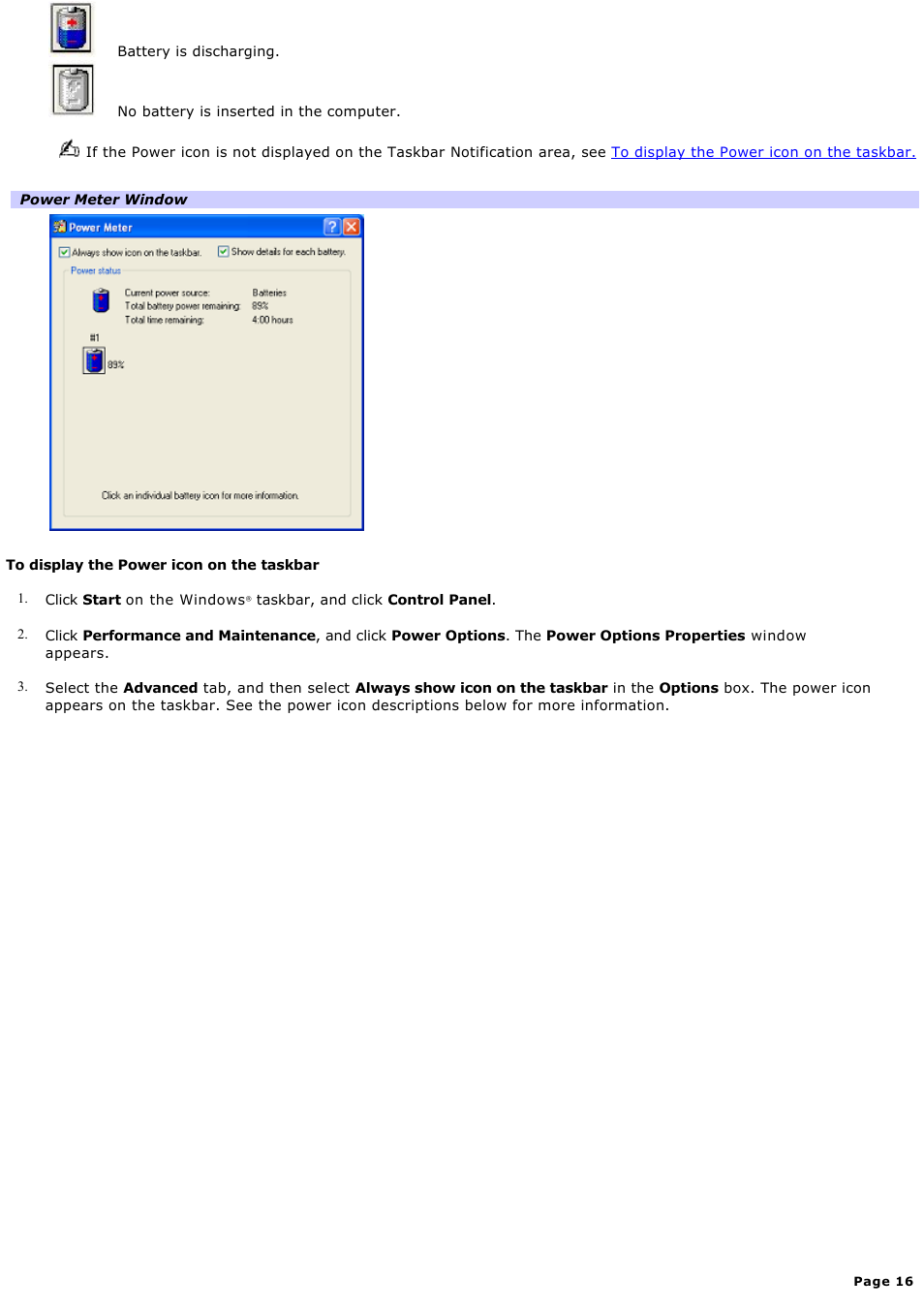 Sony VAIO computer User Manual | Page 16 / 190