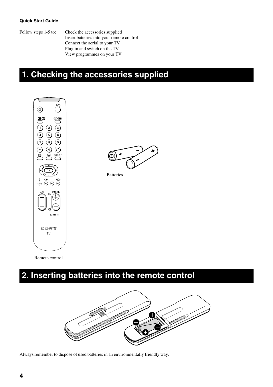 Sony FD Trinitron KV-32DX20U User Manual | Page 6 / 34