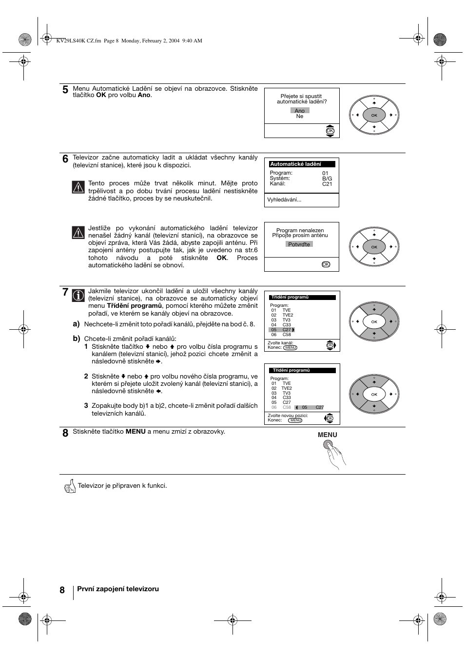 Sony FD Trinitron KV-29LS40K User Manual | Page 48 / 124