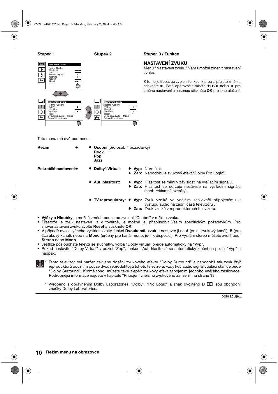 Sony FD Trinitron KV-29LS40K User Manual | Page 50 / 124