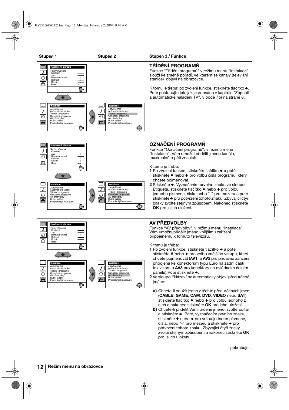 Sony FD Trinitron KV-29LS40K User Manual | Page 52 / 124