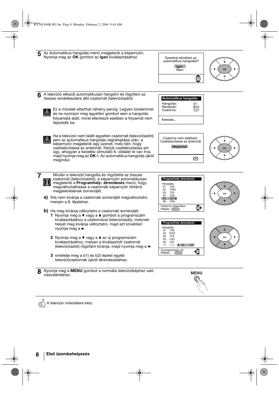 Sony FD Trinitron KV-29LS40K User Manual | Page 68 / 124