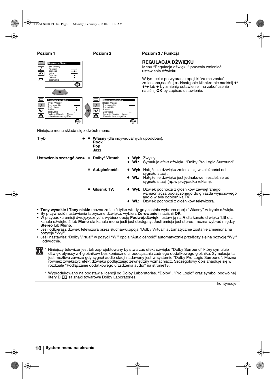 Sony FD Trinitron KV-29LS40K User Manual | Page 90 / 124