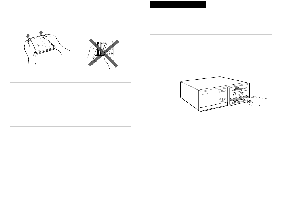 Operating the drive | Sony CDU948S User Manual | Page 9 / 11