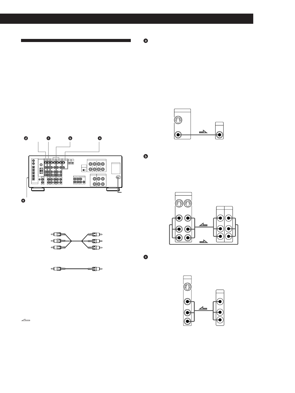 Tv-vcr hookups, Getting started hooking up the system | Sony STR-DA90ESG User Manual | Page 11 / 64