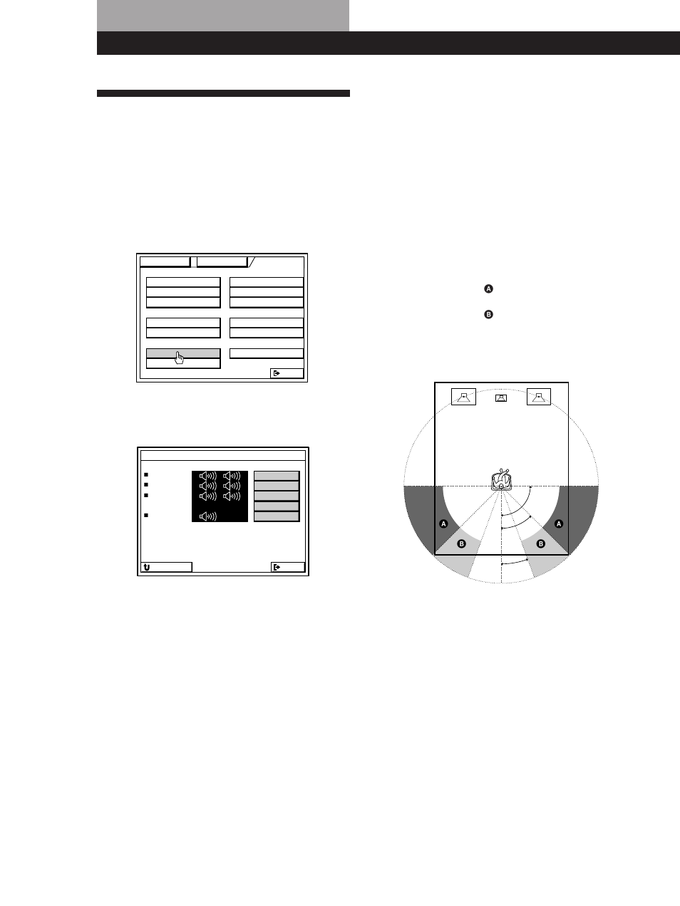 Specifying the speaker type, Dolby digital (ac-3) surround setup | Sony STR-DA90ESG User Manual | Page 22 / 64