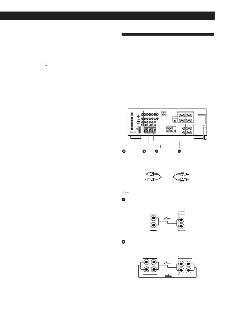 Audio component hookups, Getting started hooking up the system | Sony STR-DA90ESG User Manual | Page 7 / 64