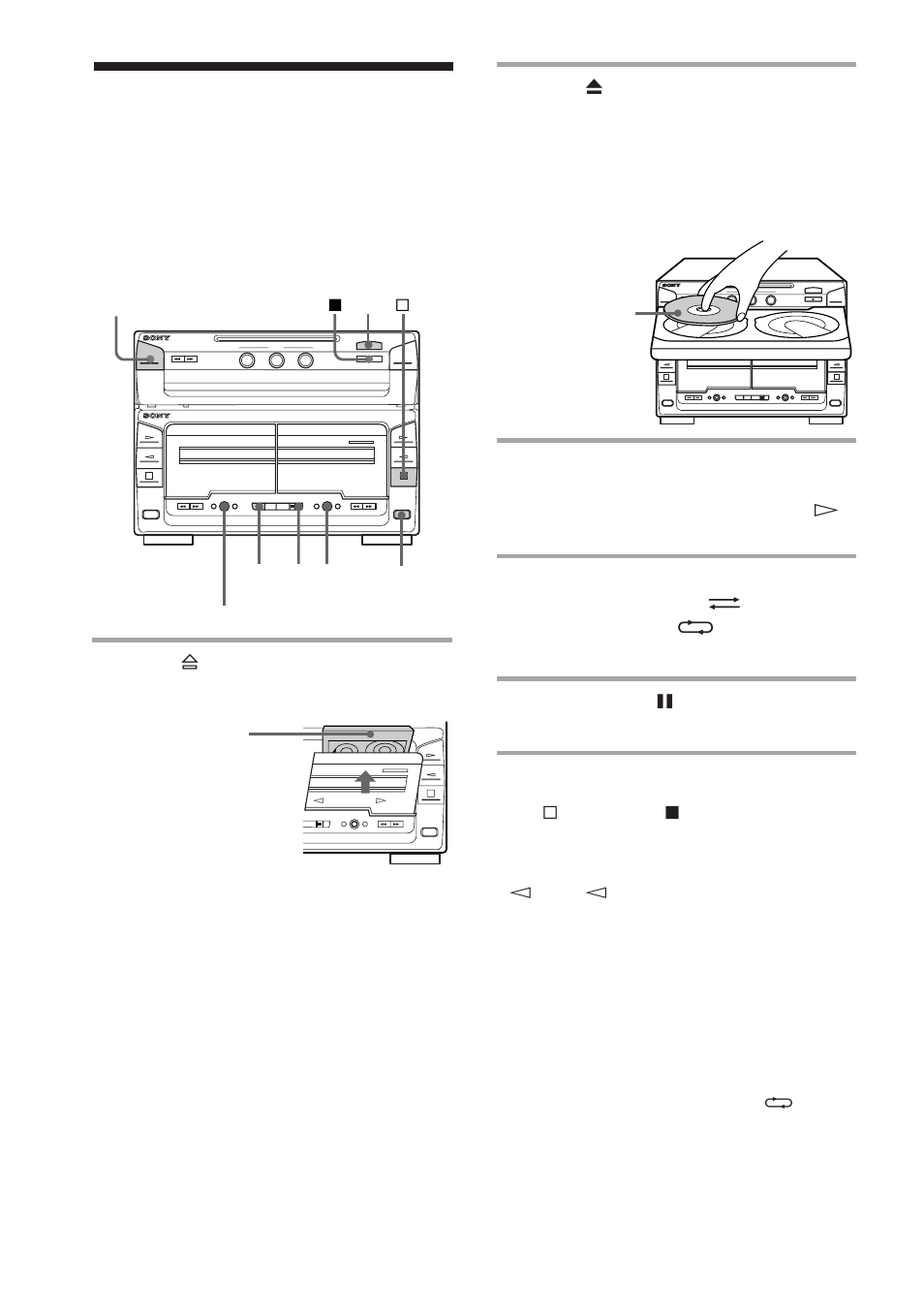 Recording a cd | Sony MHC-W550 User Manual | Page 12 / 44
