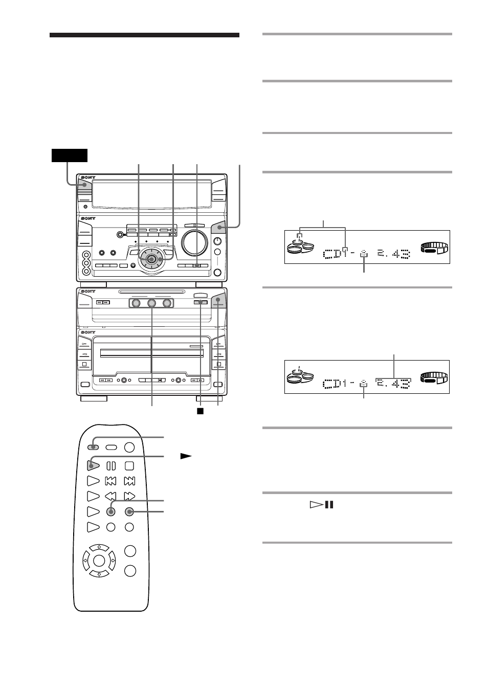 Programming the cd tracks | Sony MHC-W550 User Manual | Page 20 / 44