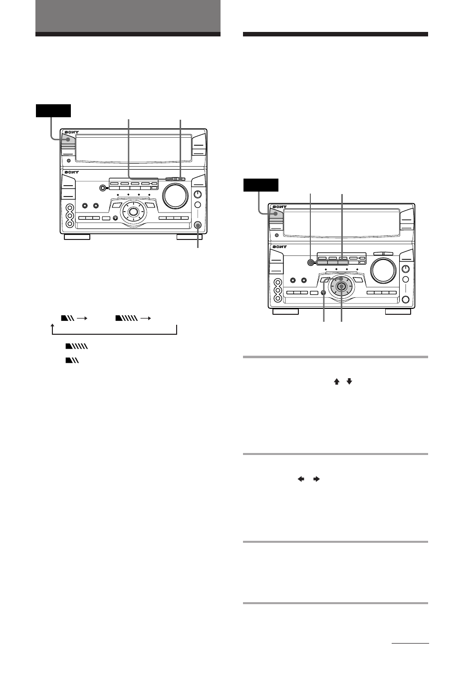 Adjusting the sound, Selecting the audio emphasis, 27 sound adjustment | Sony MHC-W550 User Manual | Page 27 / 44
