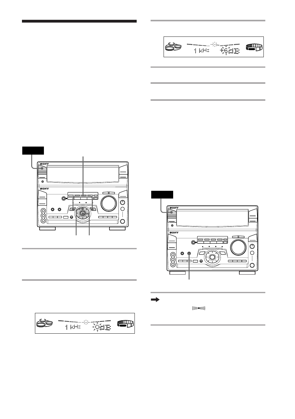 Adjusting the audio emphasis, Adjusting the graphic equalizer, Activating the surround effect | Sony MHC-W550 User Manual | Page 29 / 44