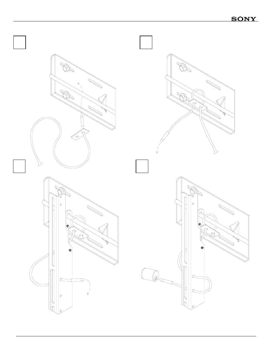 Csl2 security cable | Sony SFM1 User Manual | Page 14 / 16