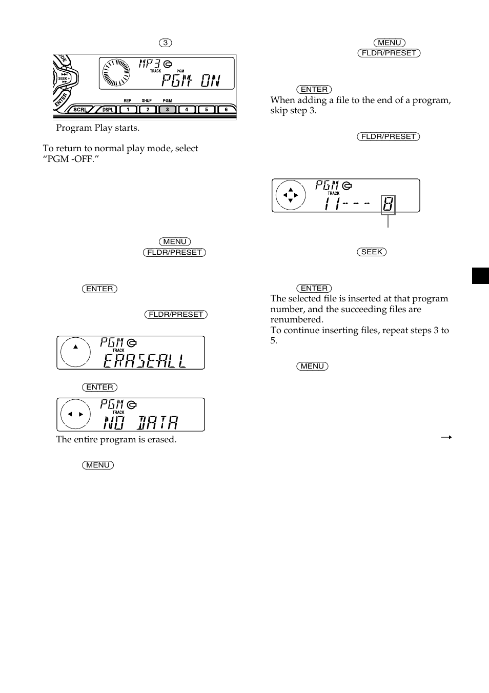 Sony CDX-MP450X User Manual | Page 17 / 84