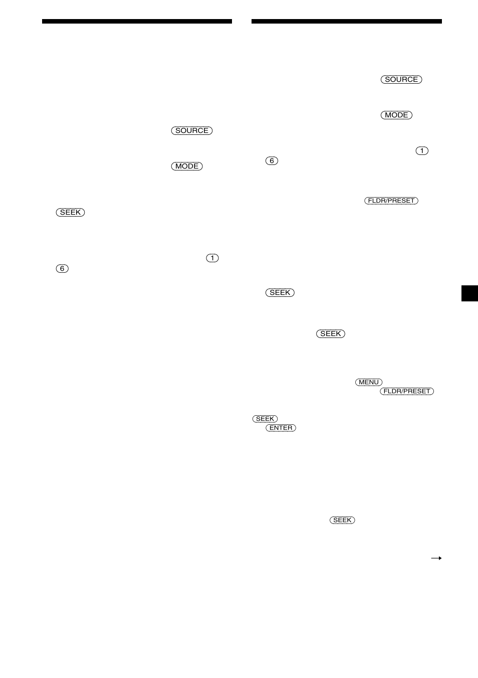 19 mémorisation de stations déterminées, Réception des stations présélectionnées | Sony CDX-MP450X User Manual | Page 47 / 84