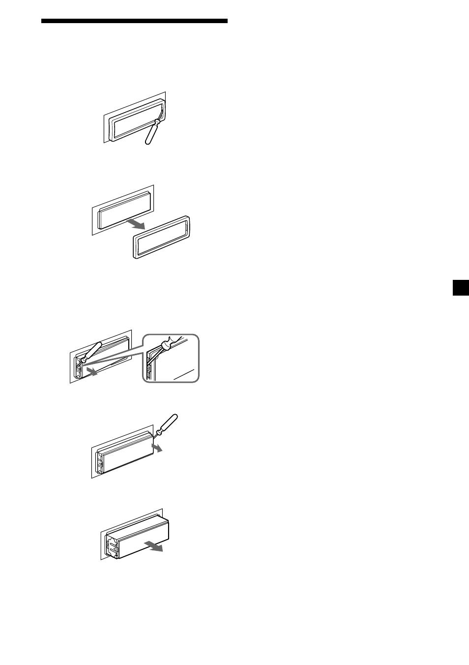 25 démontage de l’appareil | Sony CDX-MP450X User Manual | Page 53 / 84